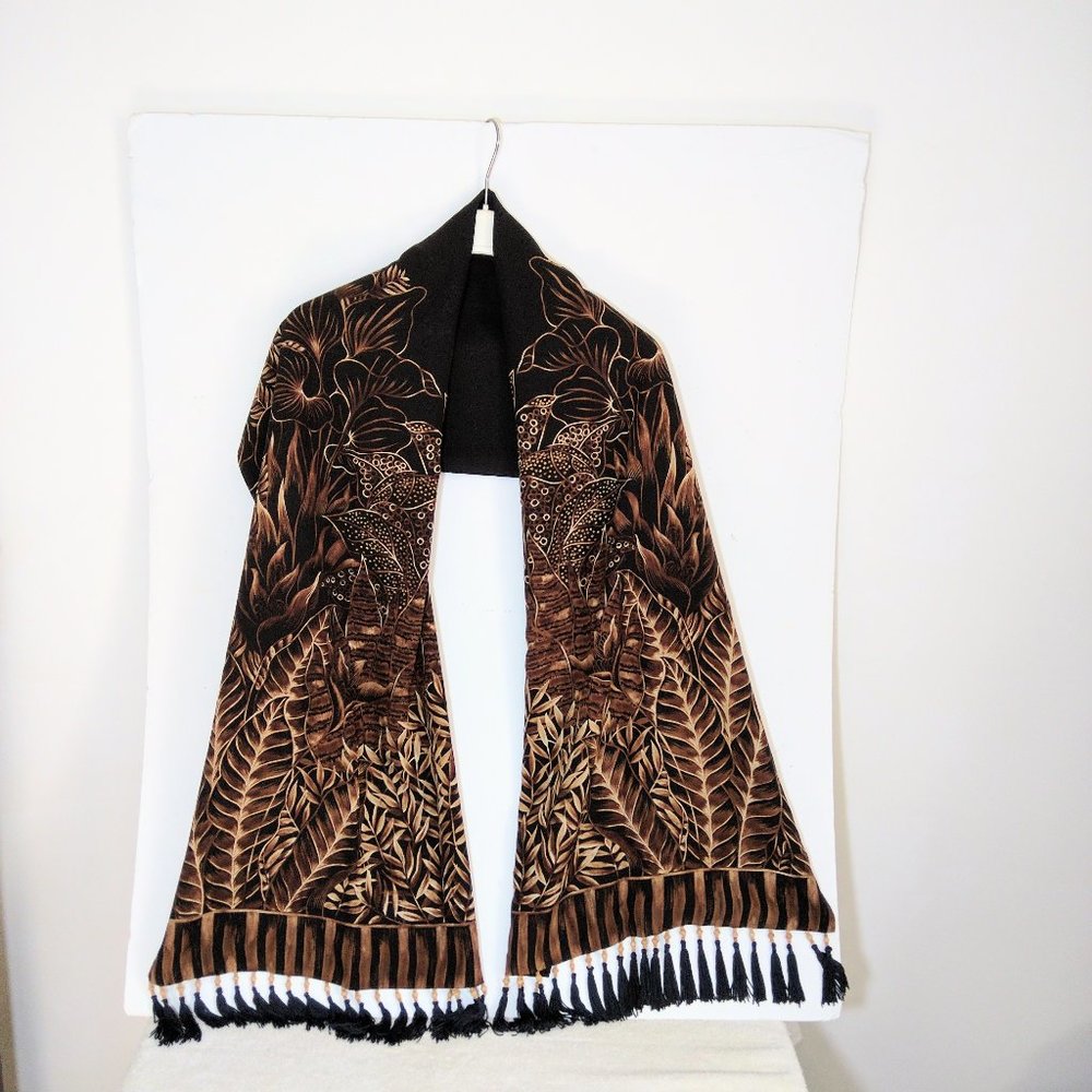 Scarf/Shawl (NEW/NEVER USED) - 2-sided 100% SILK!
